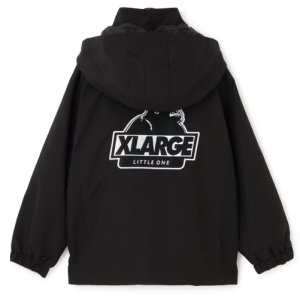 画像2: XLARGE KIDS　【3WAY】OGフードブルゾン  　80；黒 (2)