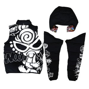 画像4: Hystericmini　AMAZING COMICS総柄 RV アウター　　10；ブラック (4)