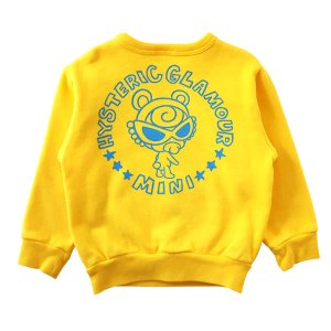 画像2: MY FIRST HYSTERIC　SELFISH BABY WITH BABY BEAR 裏毛トレーナー　　60；イエロー (2)