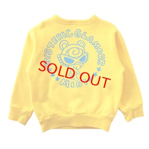 画像2: MY FIRST HYSTERIC　SELFISH BABY WITH BABY BEAR 裏毛トレーナー　　60；イエロー (2)