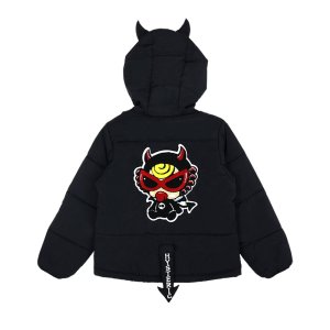 画像2: MY FIRST HYSTERIC　DEVILKIN RV しっぽ付き アウター　　10；ブラック (2)