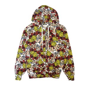 画像1: Hystericmini　MINI DOLL 裏毛パーカー ADULTサイズ　　19；グレー系　　サイズ；M (1)