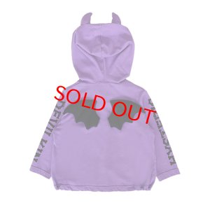 画像2: MY FIRST HYSTERIC　DEVILKIN つの羽付き カーディガン　　32；ラベンダー (2)