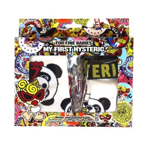 画像2: MY FIRST HYSTERIC　PANDA MINI レッグウォーマー&ソックス セット　　00；ホワイト (2)