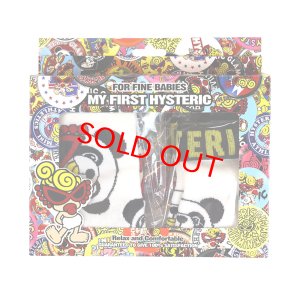 画像2: MY FIRST HYSTERIC　PANDA MINI レッグウォーマー&ソックス セット　　10；ブラック (2)