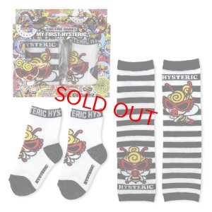 画像1: MY FIRST HYSTERIC　LITTLE BEE レッグウォーマー&ソックス セット　00；ホワイト　　サイズ；FREE(11-14) (1)