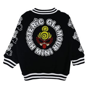 画像2: MY FIRST HYSTERIC　ハイハイMINI 裏毛ブルゾン　　10；ブラック (2)