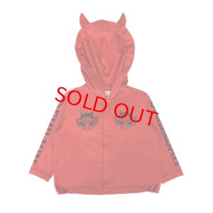 画像1: MY FIRST HYSTERIC　DEVILKIN つの羽付き カーディガン　　20；レッド (1)