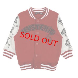 画像1: MY FIRST HYSTERIC　ハイハイMINI 裏毛ブルゾン　　20；レッド (1)