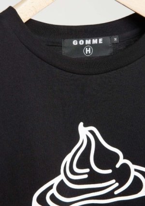 画像3: gomme(H)　ウインナーコーヒーＴ　　4；黒　　サイズ；M (3)