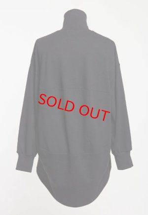 画像2: gomme　　シームハイネックカーディガン　　３；黒　　　　サイズ；M (2)