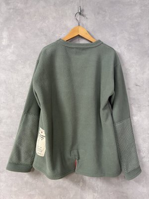 画像4: 2025   快晴堂　　プリースプルオーバー　　4:グレー　サイズ；5+ (4)