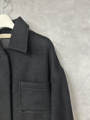 画像2: 2025AW   Bon Vieux Temps　　シャギーウールジャケット　　28；ブラック　　サイズ；1　　 (2)