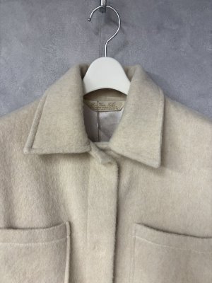画像2: 2025AW   Bon Vieux Temps　　シャギーウールジャケット　　40；アイボリー　　サイズ；1　　 (2)
