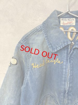 画像2: 2025秋冬　DENIMDUNGAREE　　Indigo Corduroy SNOOPY Jacket　　14；ブルー　　サイズ；115 (2)