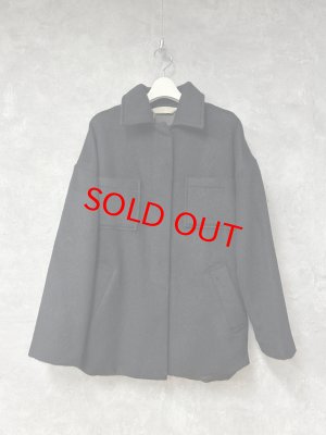 画像1: 2025AW   40%offBon Vieux Temps　　シャギーウールジャケット　　28；ブラック　　サイズ；1　　 (1)