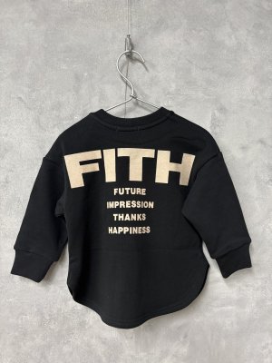 画像3: 2025秋冬　FITH     Back Logo Sweatshirt　2；黒 (3)