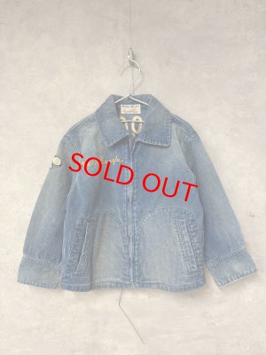 画像1: 2025秋冬　DENIMDUNGAREE　　Indigo Corduroy SNOOPY Jacket　　14；ブルー　　サイズ；115 (1)