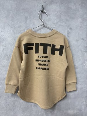 画像3: 2025秋冬　FITH     Back Logo Sweatshirt　16；ベージュ (3)