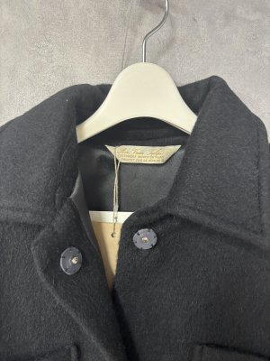 画像3: 2025AW   Bon Vieux Temps　　シャギーウールジャケット　　28；ブラック　　サイズ；1　　 (3)