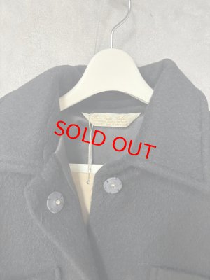 画像3: 2025AW   40%offBon Vieux Temps　　シャギーウールジャケット　　28；ブラック　　サイズ；1　　 (3)