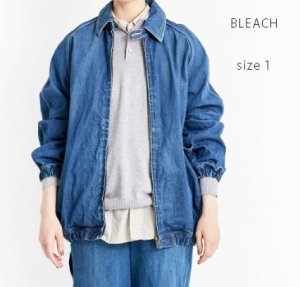 画像2: Veritecoeur     ユニセックスデニムブルゾン (2)