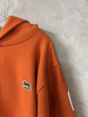 画像2: GC　   ウラケ GRS SKATE DOG パーカー　15；オレンジ　サイズ；125 (2)
