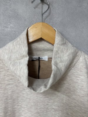 画像2: YARRA NEU　ハイネックフリースTOPS　10；オートミール　　サイズ；FREE (2)