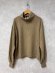 画像1: YARRA NEU　ハイネックフリースTOPS　63；モカ　　サイズ；FREE (1)