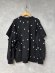 画像3: 2025AW   フランキーグロウ　　DOTS DEFORMED SLEENES SWEATSHIRT　　カラー；BLACK-WHITE DOTS (3)