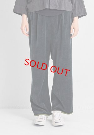 画像2: Veritecoeur      ベロアパンツ  カラー;Charcoal  サイズ;F (2)