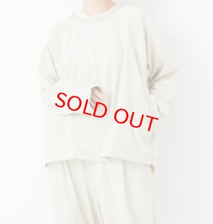 画像1: Veritecoeur      ベロアプルオーバー  カラー;ICE GRAY  サイズ;F (1)