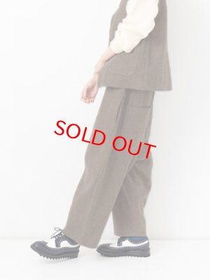 画像2: Veritecoeur   パンツ　　BROWN (2)