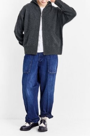 画像3: Veritecoeur     　フーディージップニット　　カラー；GRAY　 サイズ；F (3)