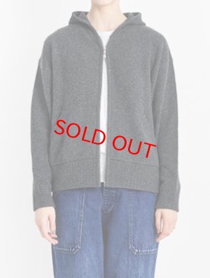 画像1: Veritecoeur     　フーディージップニット　　カラー；GRAY　 サイズ；F (1)