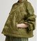 画像1: LILOU+LILY  DIAMOND QUILT JACKET   KHAKI    size:38  (1)