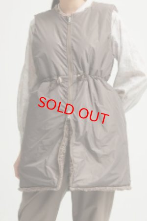 画像5: LILOU+LILY BOA/NYLON REVERSIBLE LONG VEST  　　B.GRAYGE　 　size:38  (5)