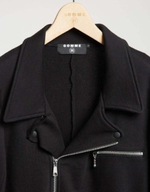 画像3: gomme(H)　ランダムライダースジャケット　　3；黒　　サイズ；M (3)