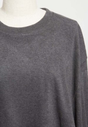 画像3: gomme　ウォームドッキングＴ　2；チャコール　サイズ；M (3)