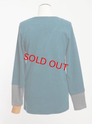 画像2: gomme　ウォームドッキングＴ　1；グリーン　　サイズ；M (2)