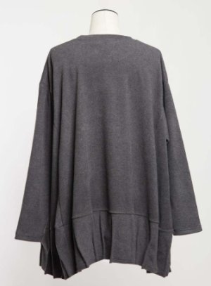 画像2: gomme　ウォームドッキングＴ　2；チャコール　サイズ；M (2)