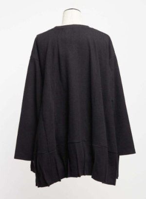 画像2: gomme　ウォームドッキングＴ　3；黒　サイズ；M (2)