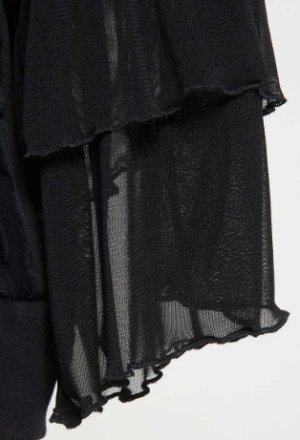 画像4: gomme　フリルカフスＴ　3；黒　サイズ；M (4)