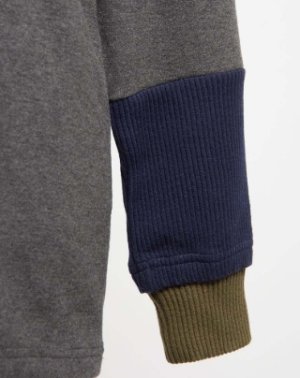 画像2: gomme　ウォームドッキングＴ　2；チャコール　サイズ；M (2)