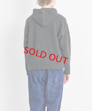 画像2: Veritecoeur     　フーディージップニット　　カラー；GRAY　 サイズ；F (2)