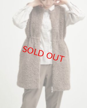 画像4: LILOU+LILY BOA/NYLON REVERSIBLE LONG VEST  　　B.GRAYGE　 　size:38  (4)