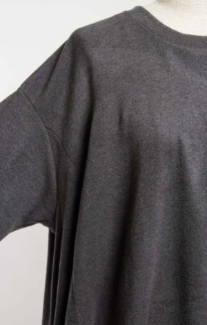 画像4: gomme　ウォームドッキングＴ　2；チャコール　サイズ；M (4)