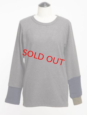 画像1: gomme　ウォームドッキングＴ　2；チャコール　サイズ；M (1)