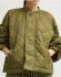 画像2: LILOU+LILY  DIAMOND QUILT JACKET   KHAKI    size:38  (2)