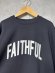 画像3: ALL HOURS   10.0OZ Big Silhouette Sweat Faithful    D.NAVY      サイズ;1 (3)